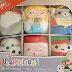 NIB Squishmallows 2021 Classic Holiday + Bright Squad (12pc 2x Boxes)